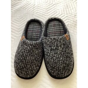 ONCAI Men's Knit Memory-Foam Slippers – Size US 10, Indoor/Outdoor, Arch Support